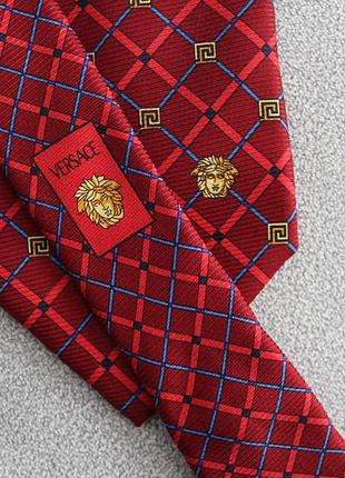 Неймовірно красивий,вінтажний галстук 80-90тих рр. ganni versace 100% шовк made in italy