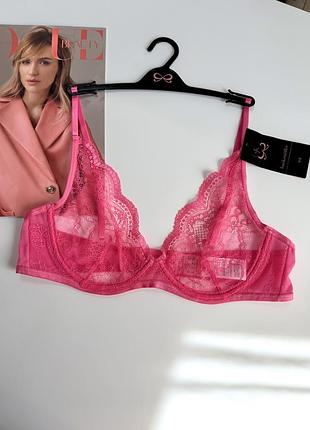 Новий рожевий бюстгальтер hunkemöller isabelle perfect plunge, 80c