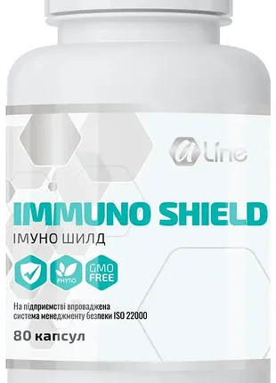 Иммуно шилд (immuno shield) a-line, 80 капсул, комплекс для поддержки иммунной системы.