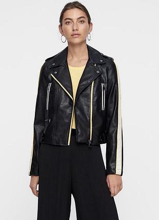 Кожана куртка косуха vero moda