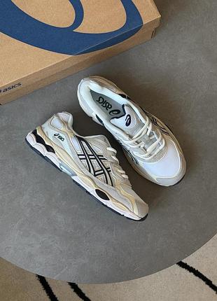 Asics gel-nyc white/ midnight 2