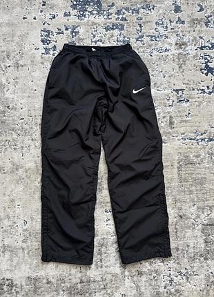 Спортивні нейлонові штани nike nylon на утяжках