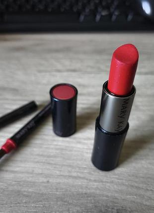 Набір помада і олівець "red salsa" від mary kay