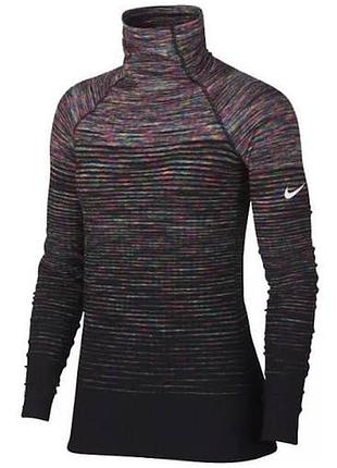 Женская спортивная термо кофта лонгслив nike pro hyperwarm ls shirt - m