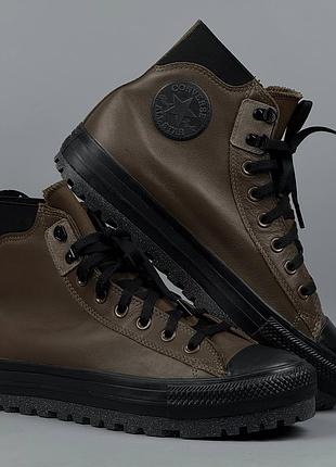Converse chuck taylor all star city trek кеди кросівки кеды кроссовки обувь взуття демісезон для міста шкіряні кожа ботинки черевики конверс конвера
