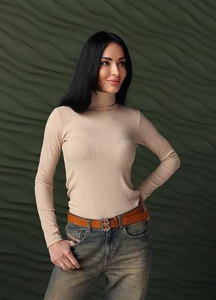 Жіночий гольф в рубчик 3