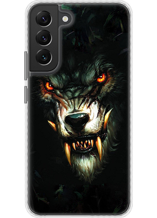 Чехол на samsung galaxy s22 plus дьявольский волк bumper fch_0175174