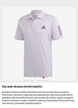 Чоловіча футболка поло adidas club 3str