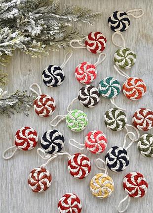 Ялинкова прикраса льодяник, 10 шт