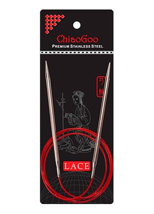 Спиці chiaogoo red lace кругові, 100 см (4,5 мм)