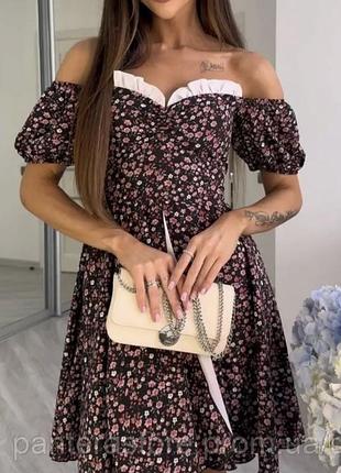 Сукня у квіточку софт 5