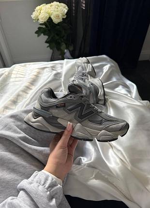 New balance 9060 grey cordura (влагозащита)