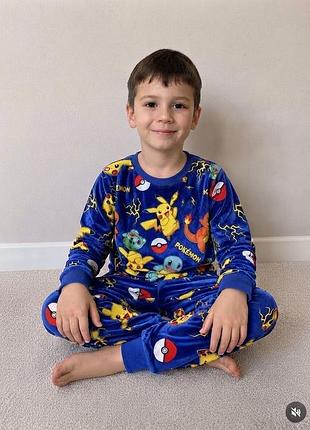 Піжама покемон pokémon пікачу george 8-9 років, 128-134 см костюм для сну і відпочинку для дому