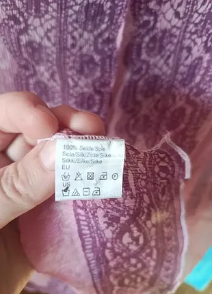 Шарф 100% шелк 3
