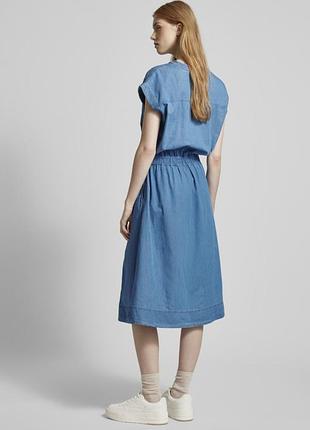 Джинсове з кишенями плаття 👗 4