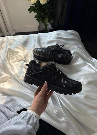 Asics gel kahana 8 black white gore-tex (термо-мембарана)