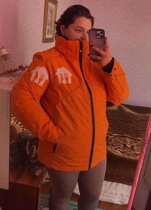 Чоловіча нова куртка, зима — в яскравому помаранчевому кольорі 🧡