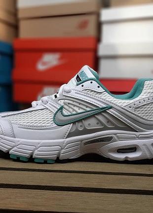 Жіночі кросівки nike air max moto 2k білі з бірюзой