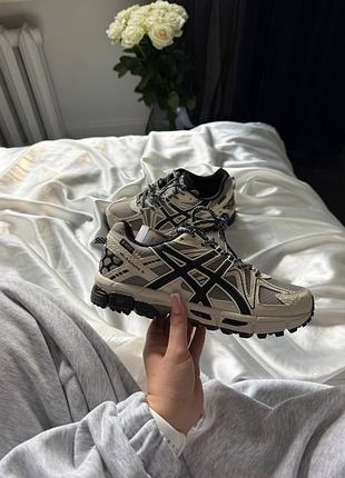 Asics gel kahana 8 beige black gore-tex (термо-мембарана)