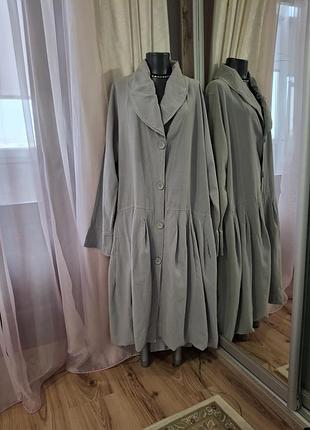 Котонове з кишенями плаття 👗, плащ, кардиган, легке пальто великого розміру