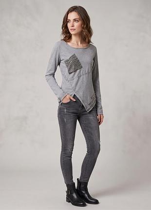Женский свитер go fashion серый 17-204