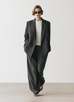 Вовняні брюки палаццо massimo dutti