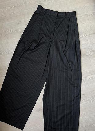 Вовняні брюки палаццо massimo dutti 2