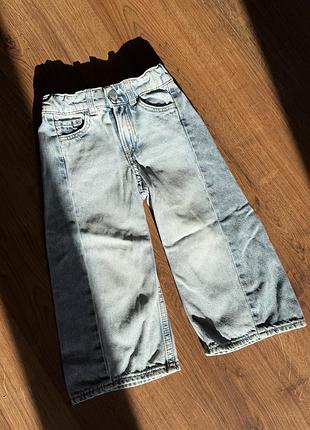 Джинси для дівчинки h&m прямого крою, блакитні, розмір 92