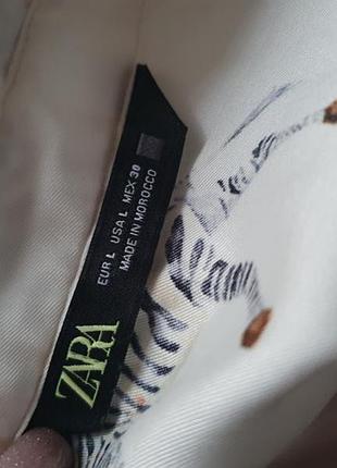 Рубашка зебра от zara 9