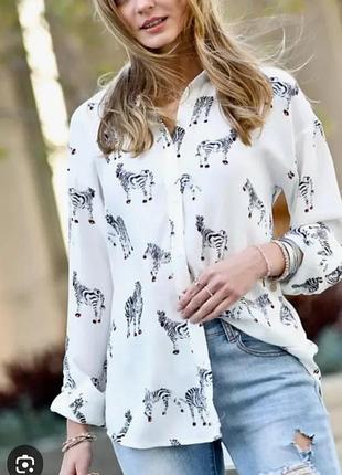 Рубашка зебра от zara 5