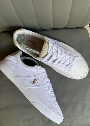 Кеди polo ralph lauren sayyer white — розмір 42