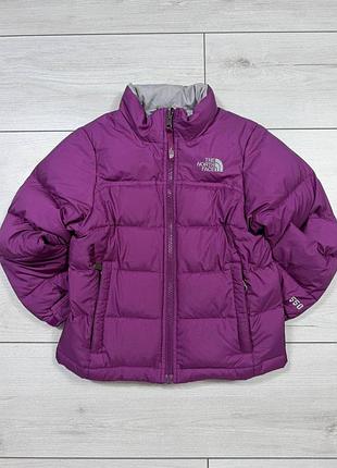 Пуховик the north face 550  куртка для дівчинки xs (6 років)