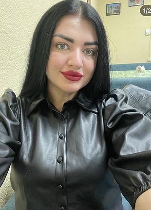 Кожана рубашка 5