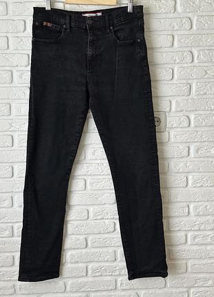 Джинсы us polo assn. черные, размер 34r, деним