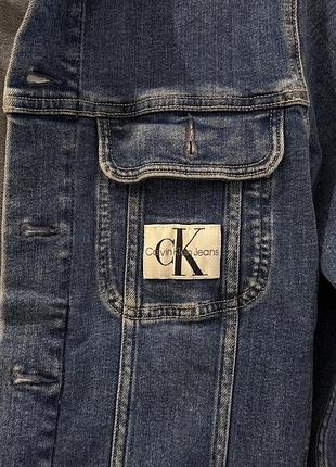 Джинсова куртка calvin klein (s) 3