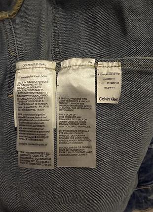 Джинсова куртка calvin klein (s) 6