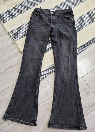Сірі джинси кльош zara,  152, є утяжка