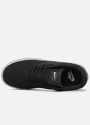 Nike air force 1 low black-white 4