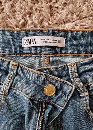 Джинси жіночі zara сині 3