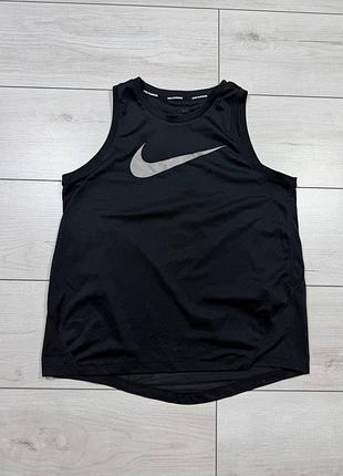 Спортивная женская майка nike miler tank hbr (dri-fit) р.s