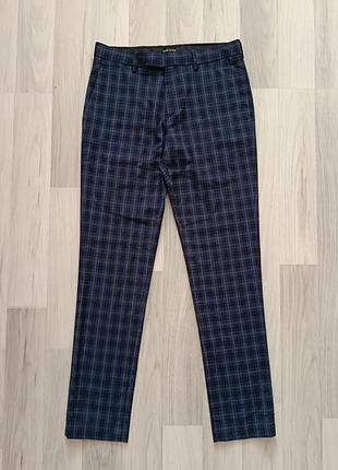 Классические мужские брюки прямого кроя river island w28 l32