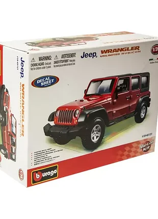 Авто-конструктор bburago (1:32) jeep wrangler unlimited rubicon (18-45121)