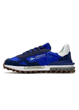 Кроссовки мужские lacoste elite active, синие кроссовки лакоста, демисезонные