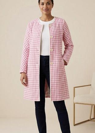 Пальто з твіду в клітку kate spade