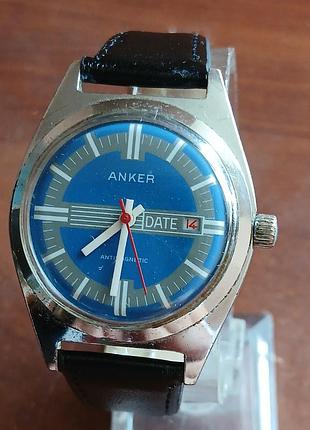 Годинник чоловічий наручний  anker. робочий. вінтаж.  німеччина. 39т