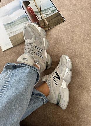New balance 9060 grey white 6
