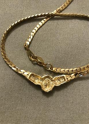 Кольє чокер з кристалами вінтаж 4