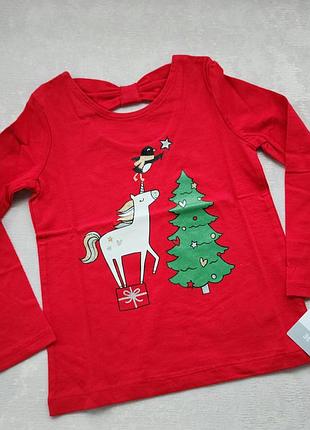 Новогодний лонгслив carters для желтки
