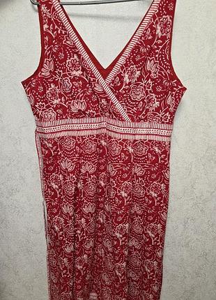 Натуральна легка сукня з бавовни anokhi for east р.18(50‐52)(xl-xxl)