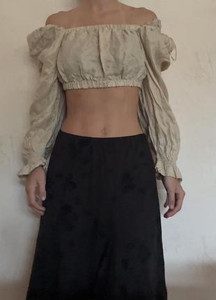 Топ білий zara 5
